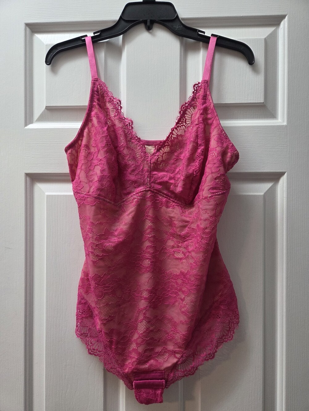 Fuchsia Lace Bodysuit with Adjustable Straps FeelinGirl NWT